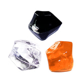 Three Colors Crystal Stones Resin Irregular Decorative Crystals for Electric Fireplace